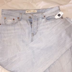 Gap relaxed fit slightly distressed jeans
